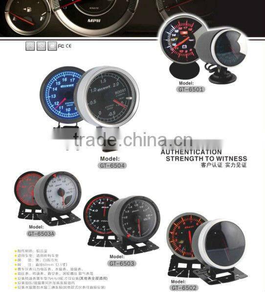 Top Quality Racing Car Black Water Temp Meter