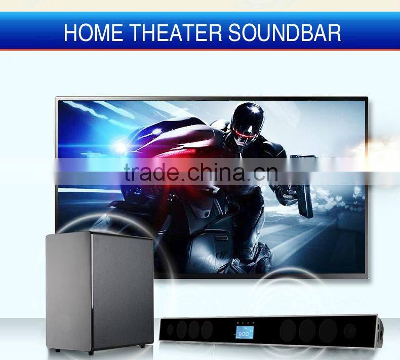 USA MAXX BASS touch screen soundbar with 2.4G wireless subwoofer