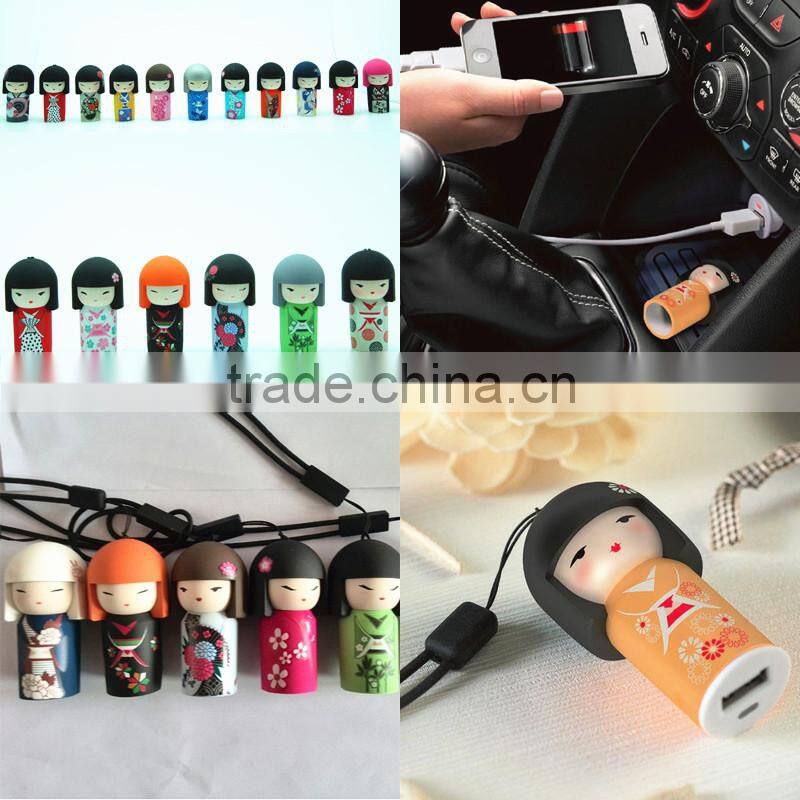 2 in 1 5V 2.1A Hangings Cartoon Monster Design Micro USB Car Charger