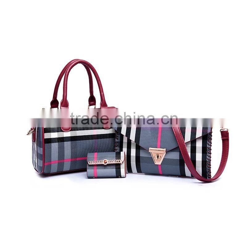 New Designer Wholesale Collage Frame Women Leather Fashion Handbag