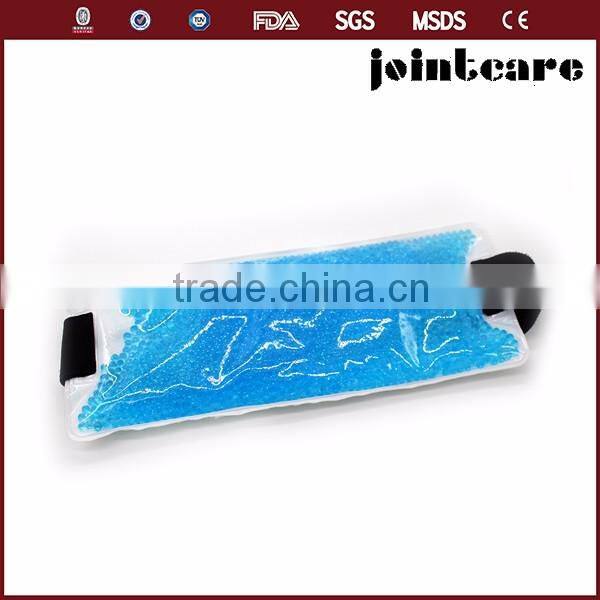 Back massage gel beads hot cold pack with belt