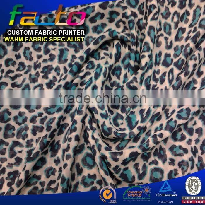 Fashion Design Digital Printing Chiffon Fabric