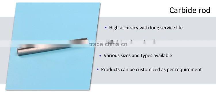 High quality tuntsten carbide rods for screw taps and rotating file