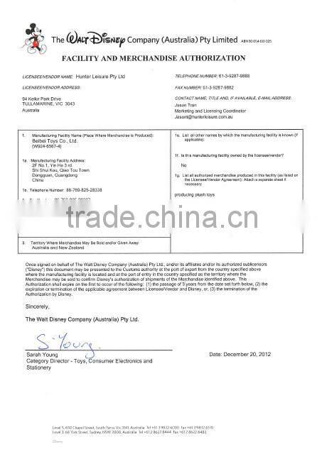 EN71,ASTM conformity factory wholesale plush toy unicorn, soft toy unicorn