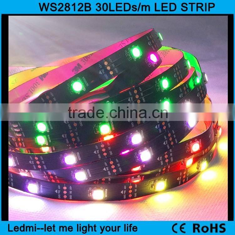 5m/roll 5v smd5050 rgb led strip ws2811 ws2812b addressable led strip