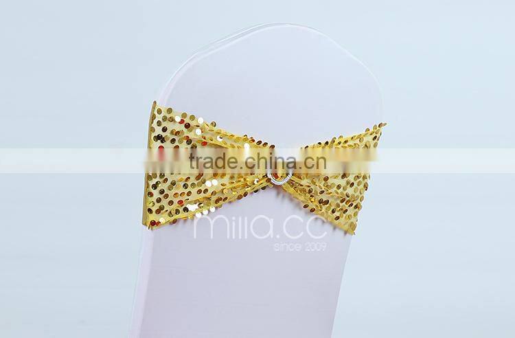 Sequin spandex chair bands