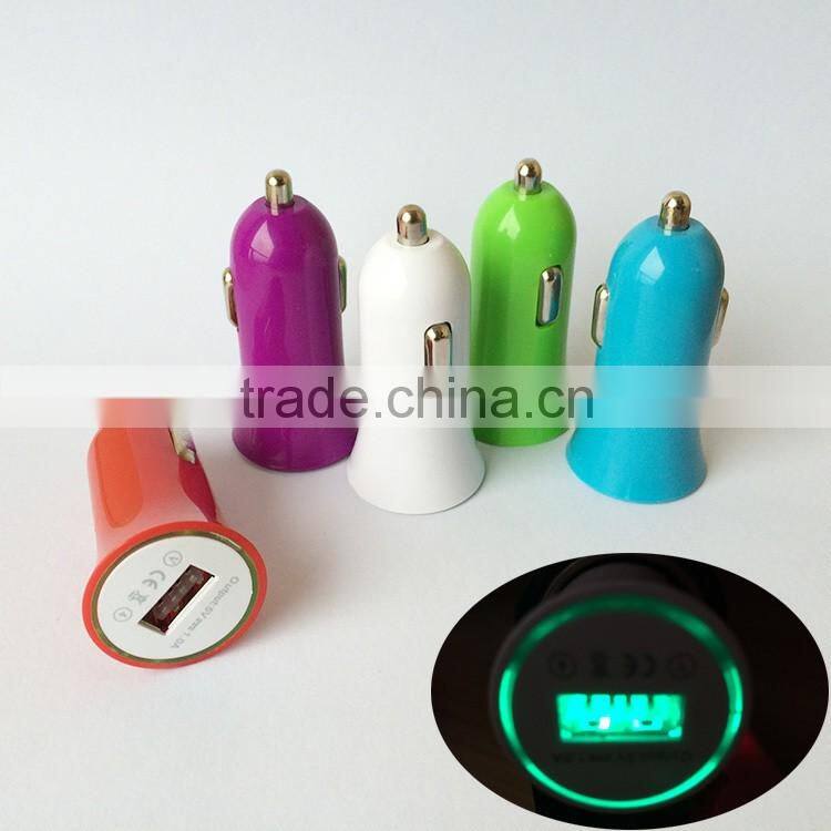 New 2016 Single Usb 1a car charger for iphone 6