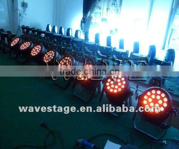 (WLP-01-2)HOT 18 pcs 4 in 1 RGBW led rgbw 18pcs 10w leds ip 65 par light