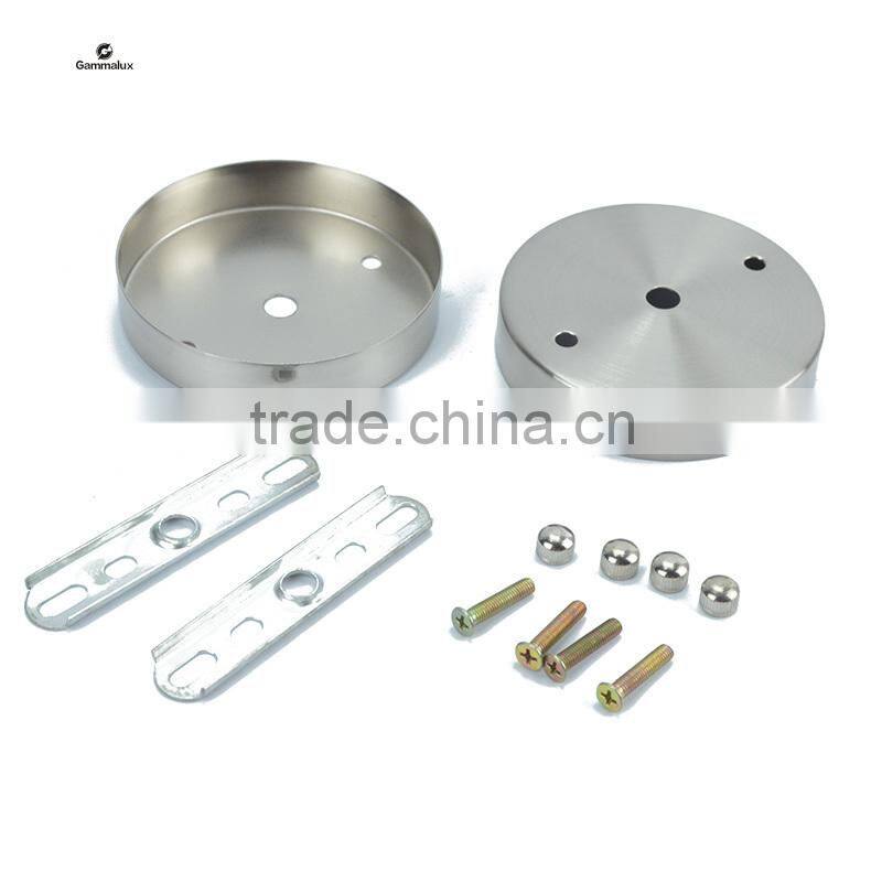 Ceiling Rose * Metal Ceiling Rose * Pendant Cord Grip Lighting Fixture * Chrome