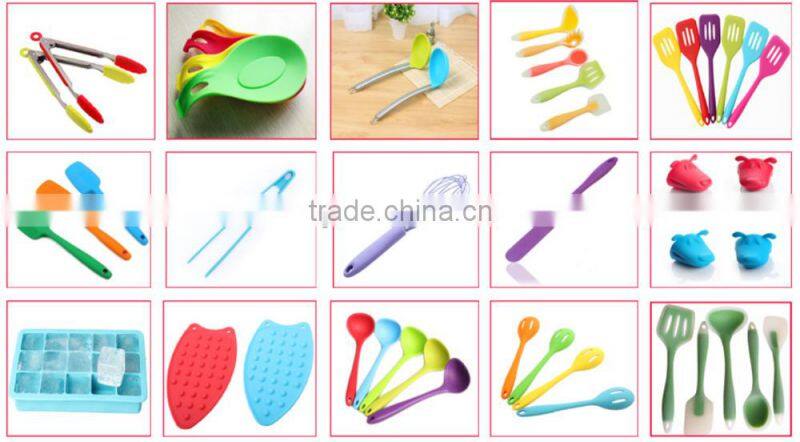 Premium Silicone Baking Set, Silicone Kitchen Tools, Kitchen Cooking Utensil Set with Hygienic Solid Coating - Spatulas, Spoon