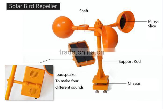 HZ-136S Intelligent wind-driving solar repeller to scare birds