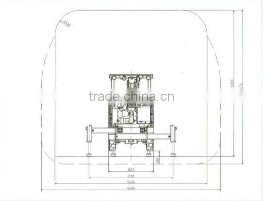 TJ21 hydraulic pneumatic rock drilling rig for mining