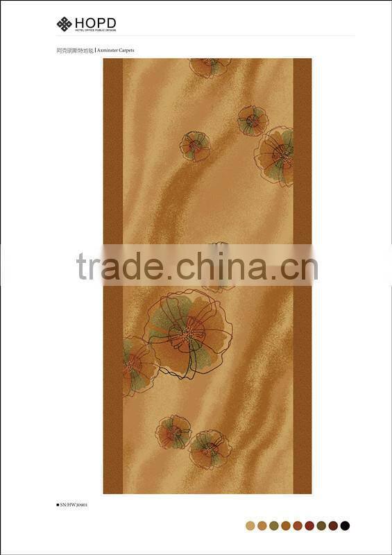 Exquisite hotel corridor carpet with modern pattern