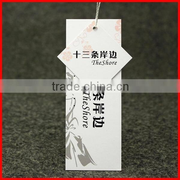 Custom Garment Recycled Paper Price Tag Wholesale