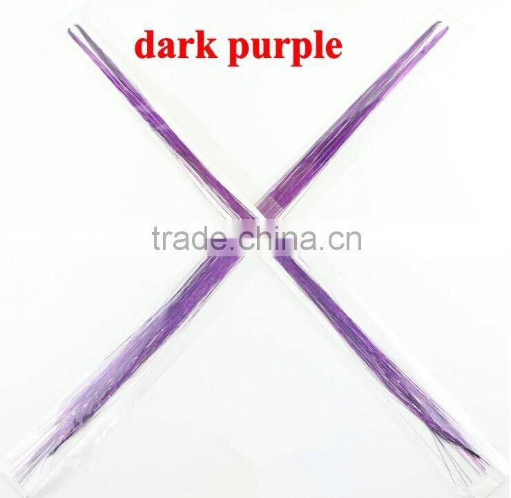 sparkling hair tinsel with I tip christmas tinsel 2014 new hair accessories christmas hair accessories girl