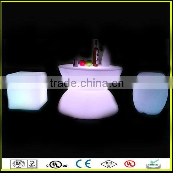 Cheap battery rechargeable outdoor acrylic led furniture