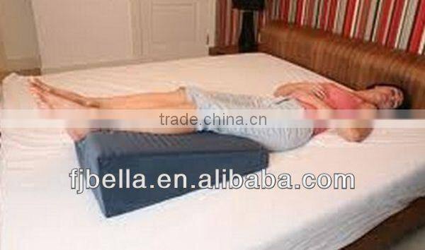 Health Care Triangle Foam Bed Wedge with Removable Blue Cover