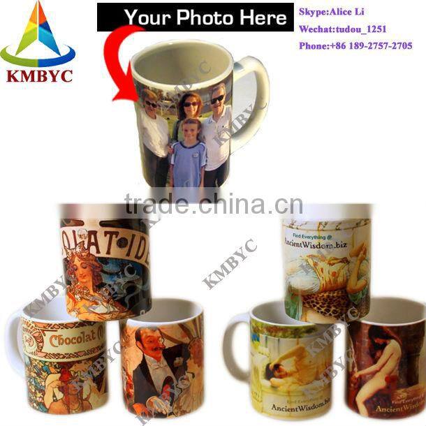 multicolor mug cup magic mug logo printing machinery factory price