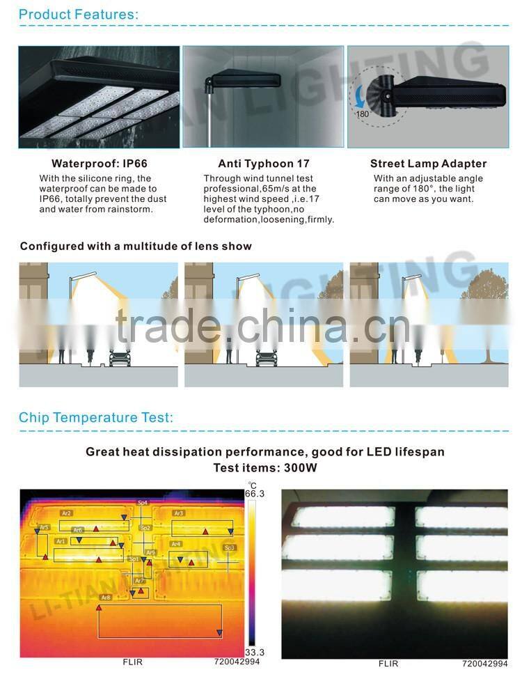 300w LED Street Road Outdoor Yard Garden Industrial Lamp Light 300W Cool White IP65