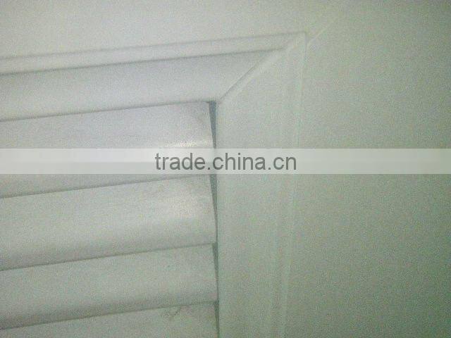 pvc glass louvered door