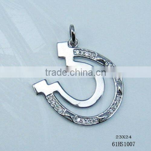 2013 Fashion 925 Sterling Silver horse Necklace Western Horse Jewelry