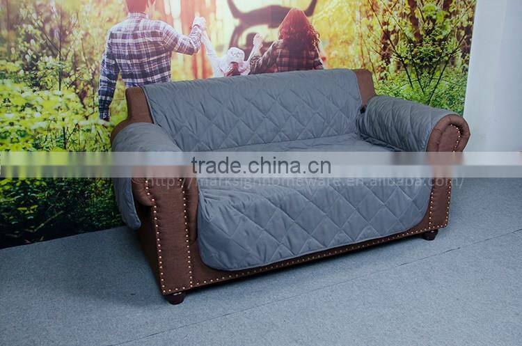 Quilted Pet Loveseat Cover with Nonslip Backing