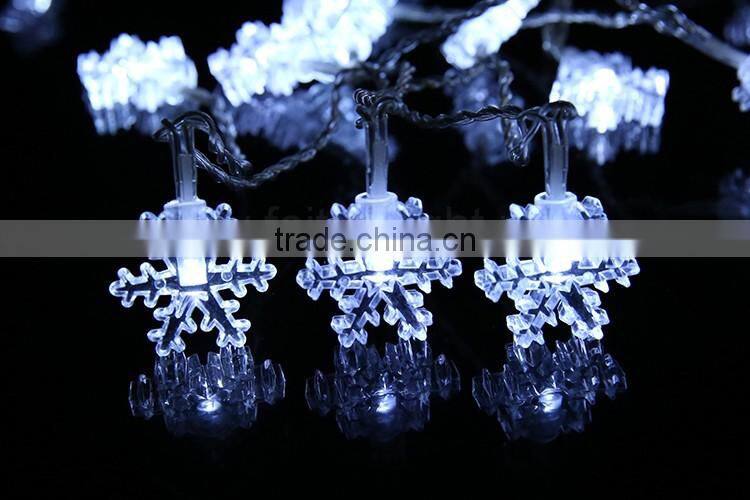 TZFEITIAN waterproof IP44 transformer low voltage snowflake led string lights