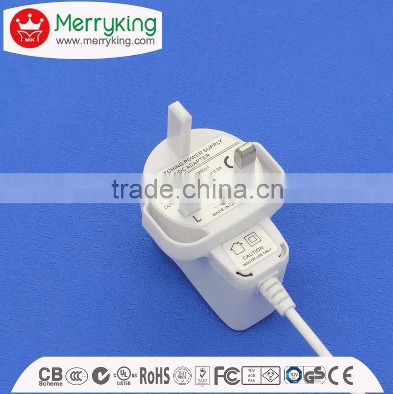 50HZ 15v 500ma ac dc adapter input 220v power supply with micro usb
