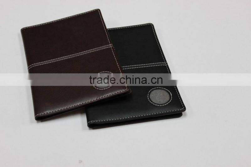 Dongguan factory direct custom High-quality leather passport holder with Multi-function pocket and Customized Logo