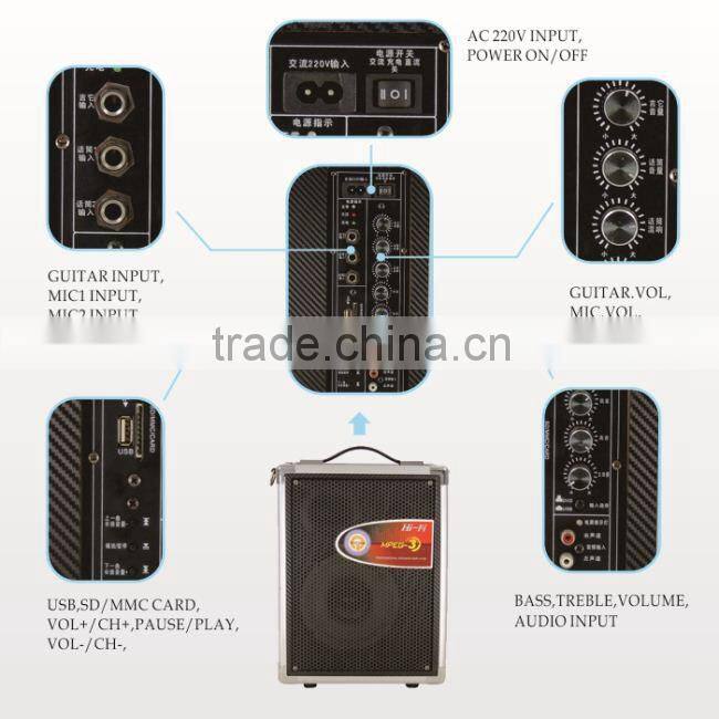 bus audio system car stereo with panel speaker car