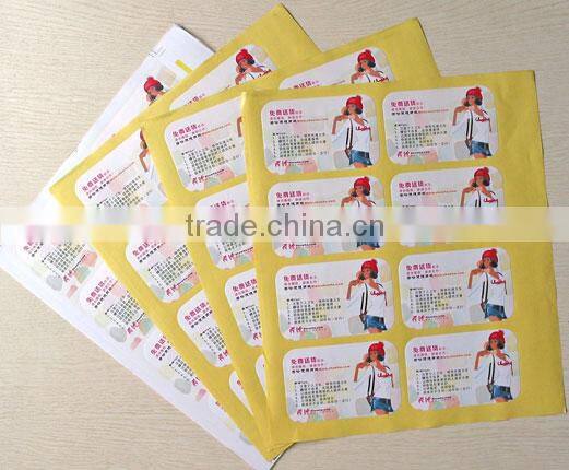 High quality sticker manufacture china GZSC-AS043