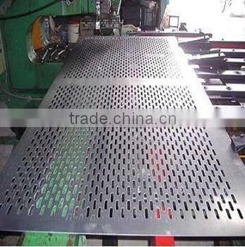 Precision perforated galvanized sheet metal banding