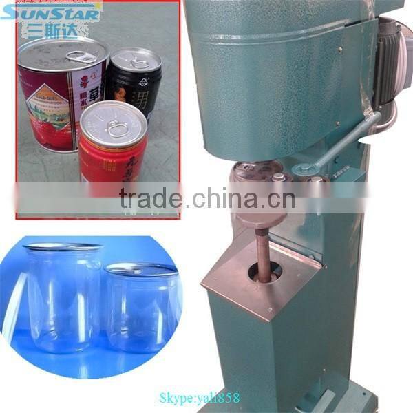 Simple easy to use low price manual tin can capping machine