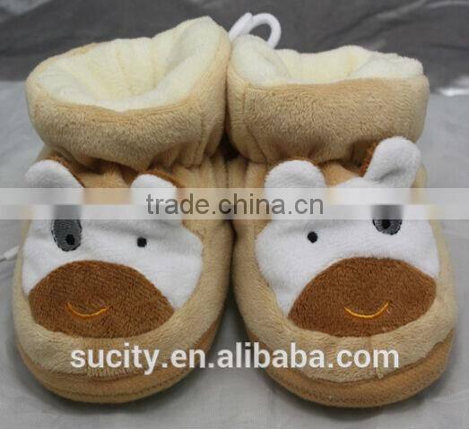 lovely high ankle balck sole baby canvas shoes