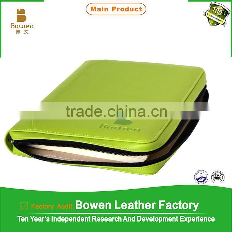 High Quality Low Price A5 Leather Ring Binder Diary