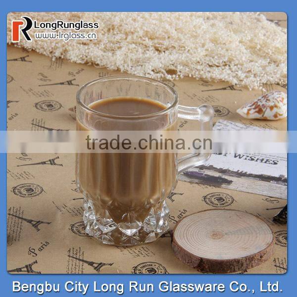 LongRun 140ml crystal glass coffee cup wholesale