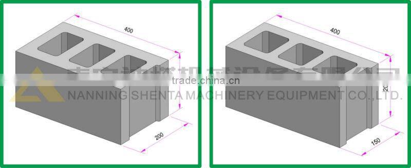 new China technology export QTJ4-40 concrete brick cement block making machine