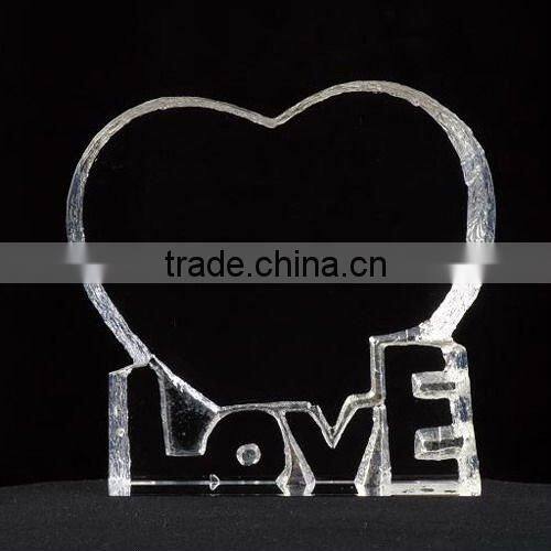 Romantic and Popular Crystal photo frame