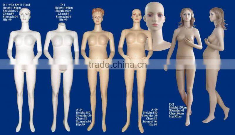 realistic skin or abstract pregnant mannequin for pregnant garments display