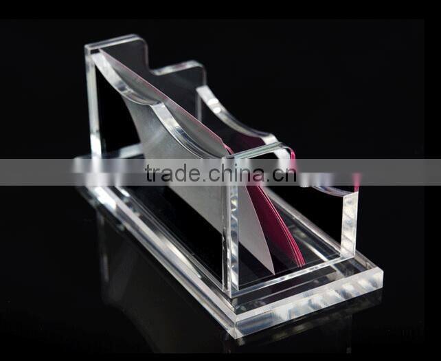 clear acrylic business name card display box