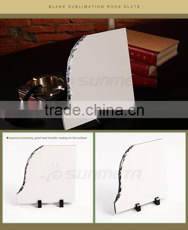 Sunmeta Factory Manufacturer Blank Sublimation Coating Rock Slate 20*20cm (SH-08)