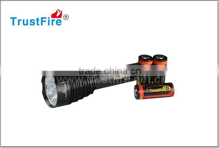 Hot sale cree tactical flashlight J18 with 7* Cree XM-L 2 8000LM rechargeable powerful flashlight !