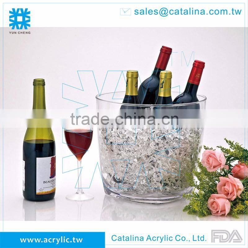 Luxury Bar Party Buttet Plastic Juice Beverage 2 Tier Cold Drinking Dispenser