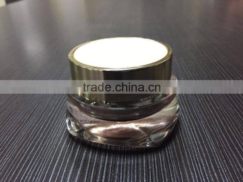 alibaba supplier high quality cosmetic acrylic jars and lids