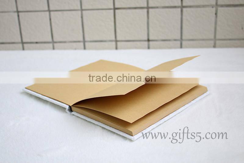 Lace white fabric Wedding Signature Guest Book