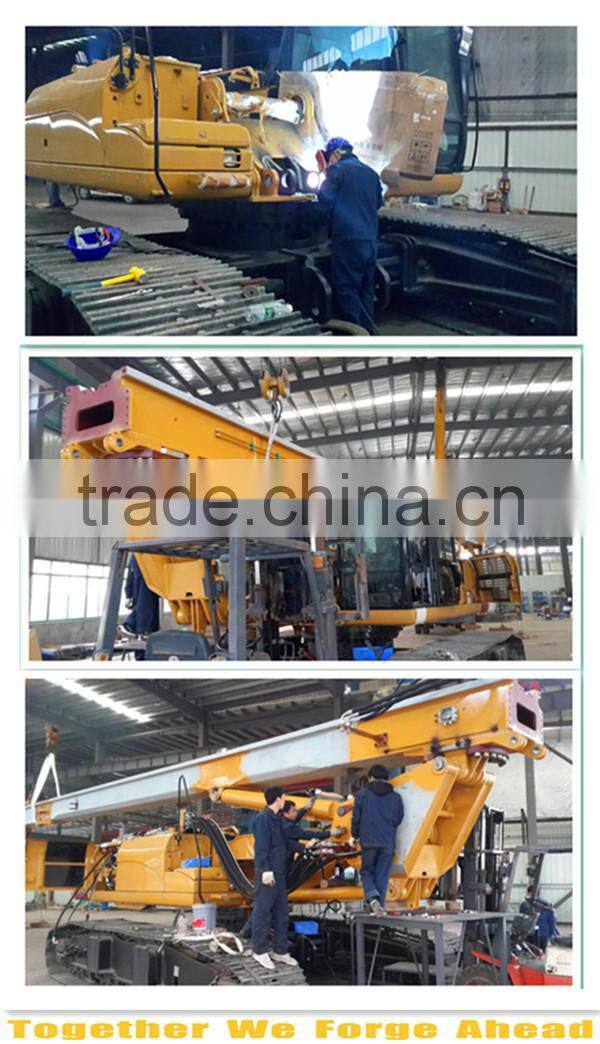 MOST Capable!!! Crawler Drill, FAR80 Hydraulic rotary drilling rig with long Spiral
