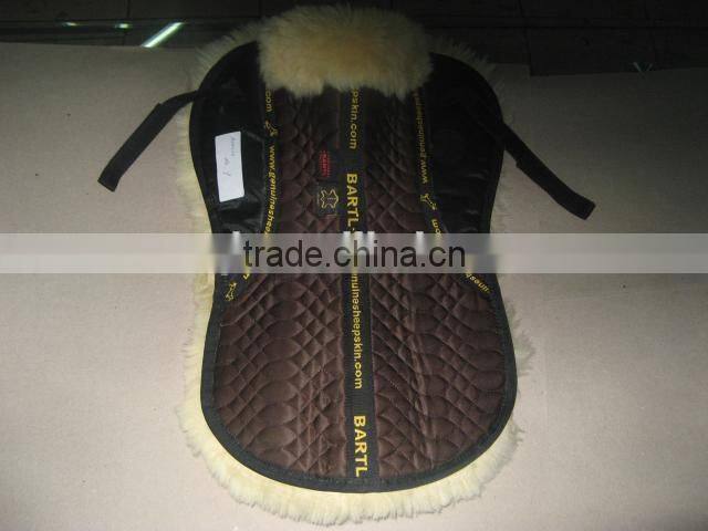 Cheap High Quality Saddles for horse Racing Australian Sheep Fur Saddle Pads