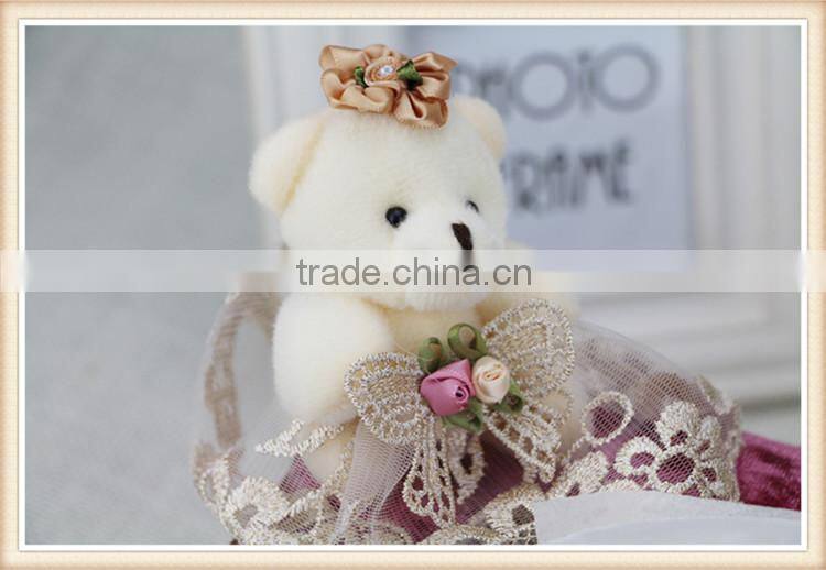 Beautiful single doll bear car tissue box