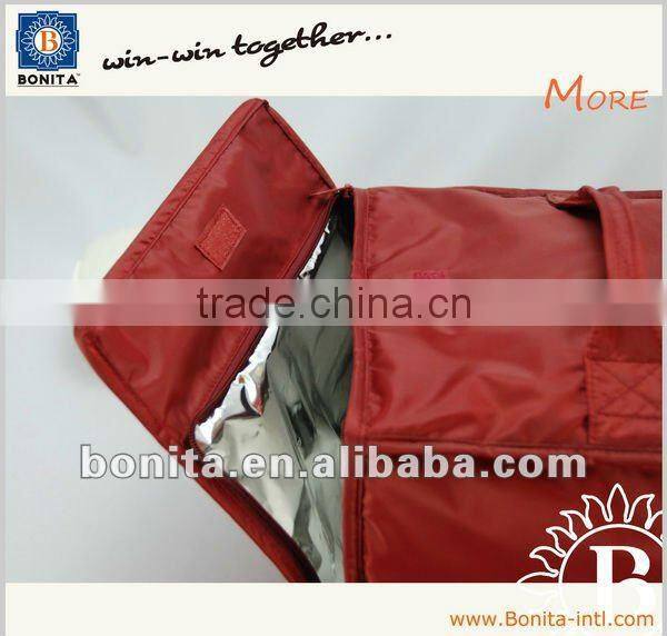 Polyester hot food delivery carry cooler bag