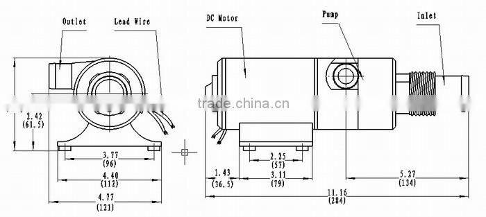 Flushing Toilet Pump High Quality 50LPM DC WC Pump